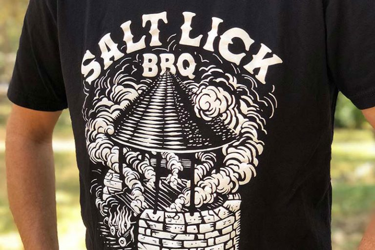 salt lick bbq t shirt