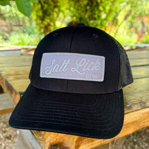Black Script Hat
